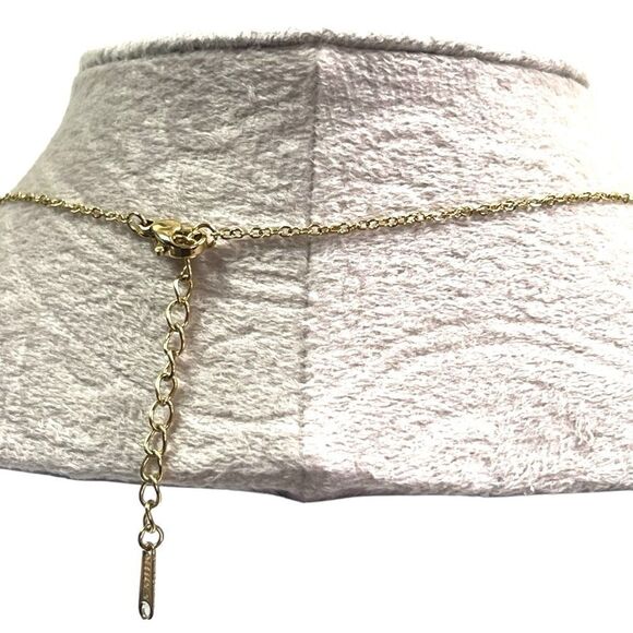 NEW Roman Numerals Reversible Gold Necklace Earrings Set - Picture 13 of 13